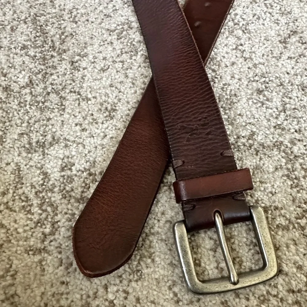 AEO Brown Leather Men’s Belt 36